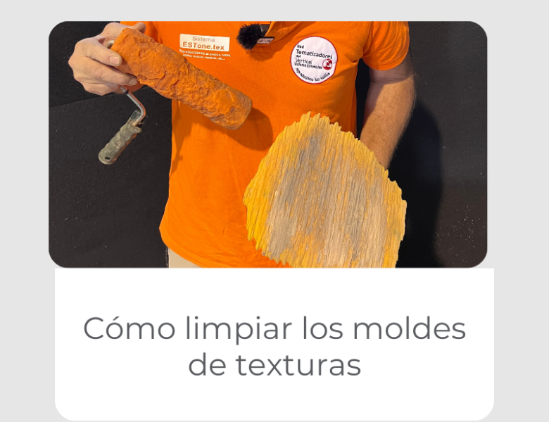 Cómo limpiar los moldes de texturas
